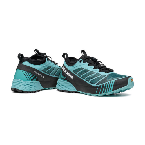 SCARPA RIBELLE RUN WOMAN AQUA-BLACK Available from April 2023