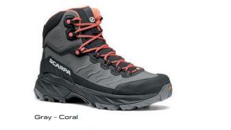 SCARPA RUSH TRK LT GTX WOMAN GRAY-CORAL Disponible à partir de Avril 2023