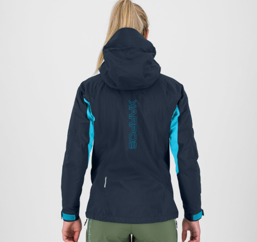 KARPOS STORM EVO W JACKET - Vulcan/Blue Atoll