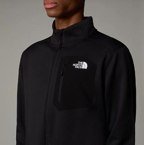 THE NORTH FACE PILE CREST CON CERNIERA INTEGRALE UOMO - TNF Black