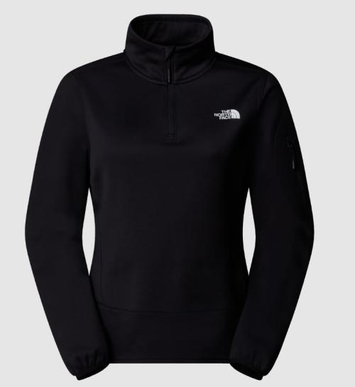 THE NORTH FACE PILE MISTYESCAPE CON CERNIERA 1/4 DONNA - TNF Black