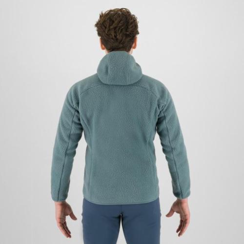 KARPOS MOIAZZA RETRO' FLEECE HOODIE - North Atlantic/Forest