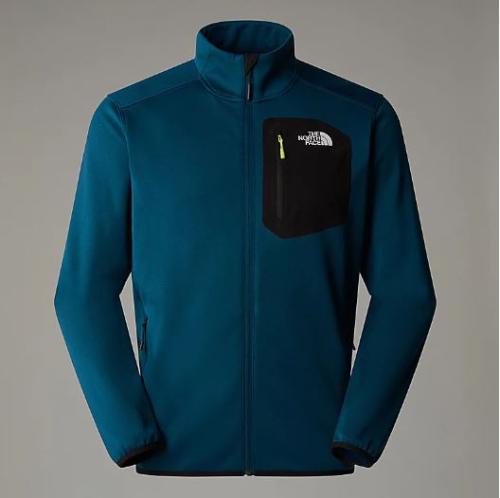 THE NORTH FACE PILE CREST CON CERNIERA INTEGRALE UOMO - Midnight Petrol/TNF Black