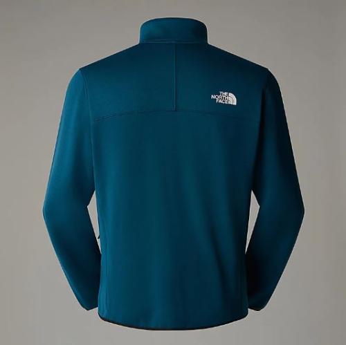 THE NORTH FACE PILE CREST CON CERNIERA INTEGRALE UOMO - Midnight Petrol/TNF Black