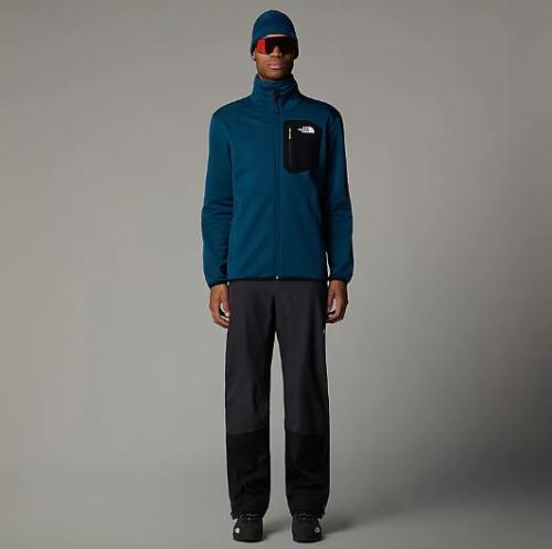 THE NORTH FACE PILE CREST CON CERNIERA INTEGRALE UOMO - Midnight Petrol/TNF Black