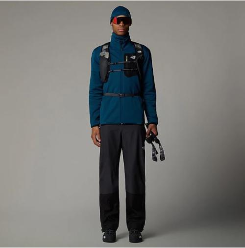 THE NORTH FACE PILE CREST CON CERNIERA INTEGRALE UOMO - Midnight Petrol/TNF Black