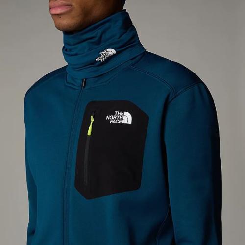 THE NORTH FACE PILE CREST CON CERNIERA INTEGRALE UOMO - Midnight Petrol/TNF Black