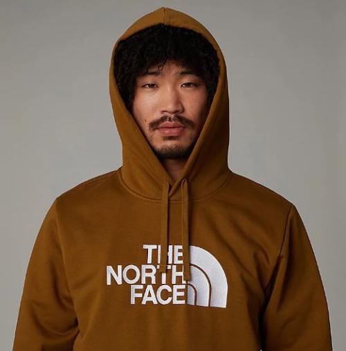 THE NORTH FACE FELPA CON CAPPUCCIO DREW PEAK UOMO - Moss Green