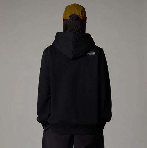 THE NORTH FACE FELPA CON CAPPUCCIO DREW PEAK UOMO - TNF Black