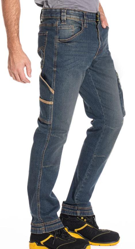 RICA LEWIS JOBDY - Jeans da lavoro multitasche stretch Fibreflex